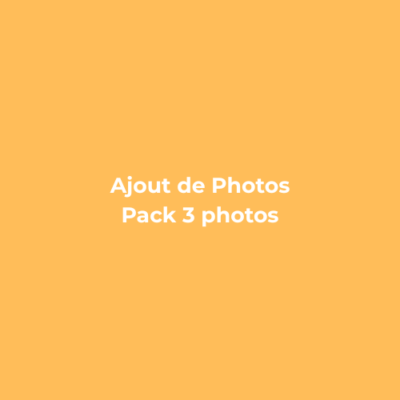 ajout de 3 photos